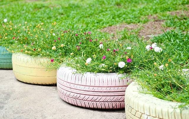 31 Best Tire Planter Ideas