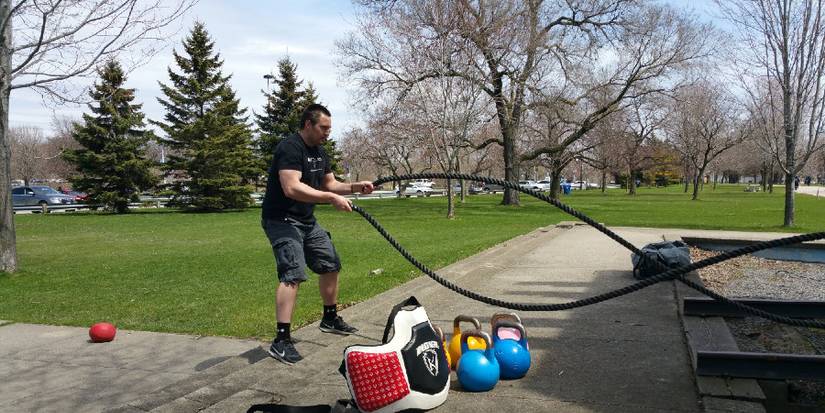 11 DIY Backyard Gym Ideas to Get Fit This Year