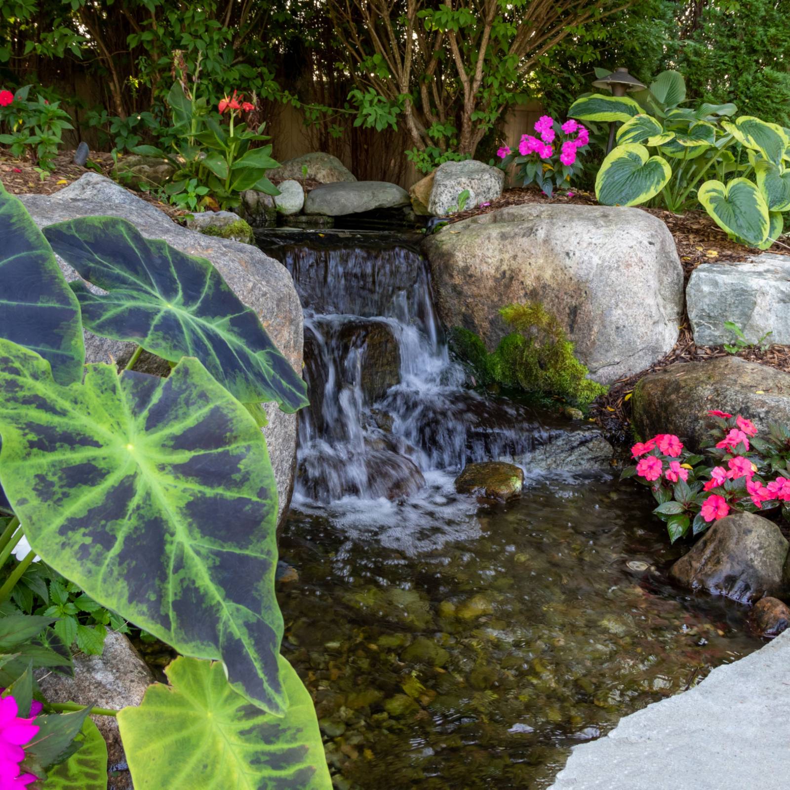 10 Backyard Waterfall Ideas for Your Garden Pleasure, image size:1600x1600