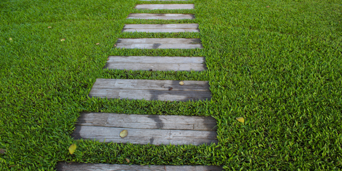 Build a Show-Stopping Garden Path Using Wooden Planks