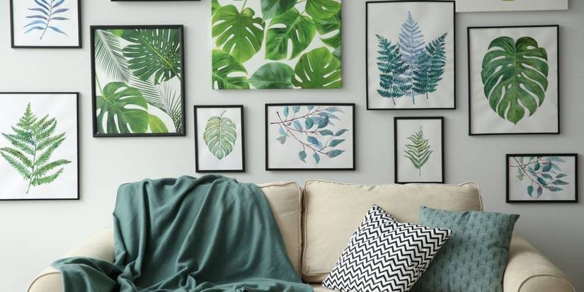 No Houseplants Necessary: 5 Ways to Add Greenery to Your Living Room