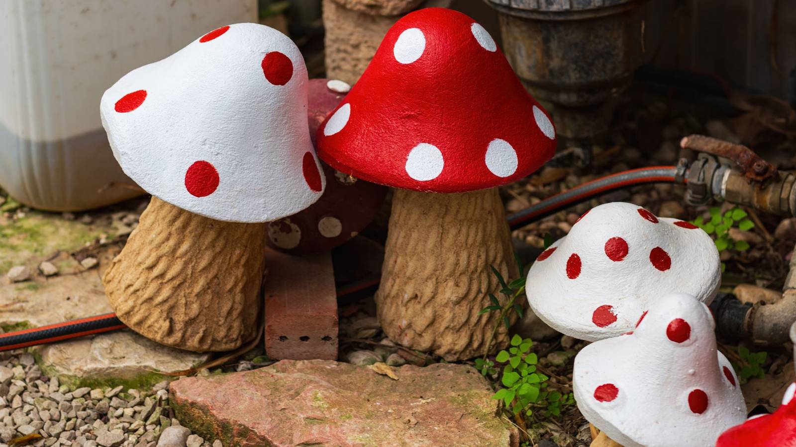 Craft Colorful DIY Garden Toadstools to Brighten Your Backyard