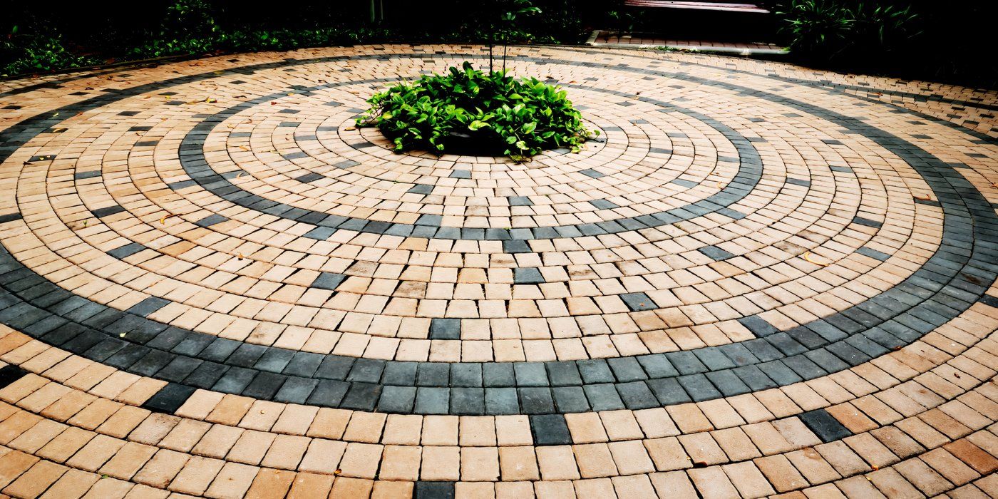 Easiest Paver Patterns For Walkways This Walkway Design Is Inspired By