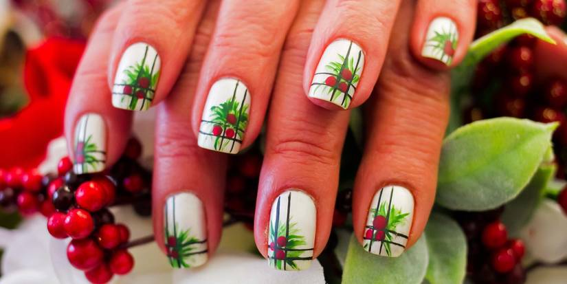 Let the Winter Garden Inspire Elegant Nail Designs