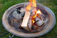 A fire pit